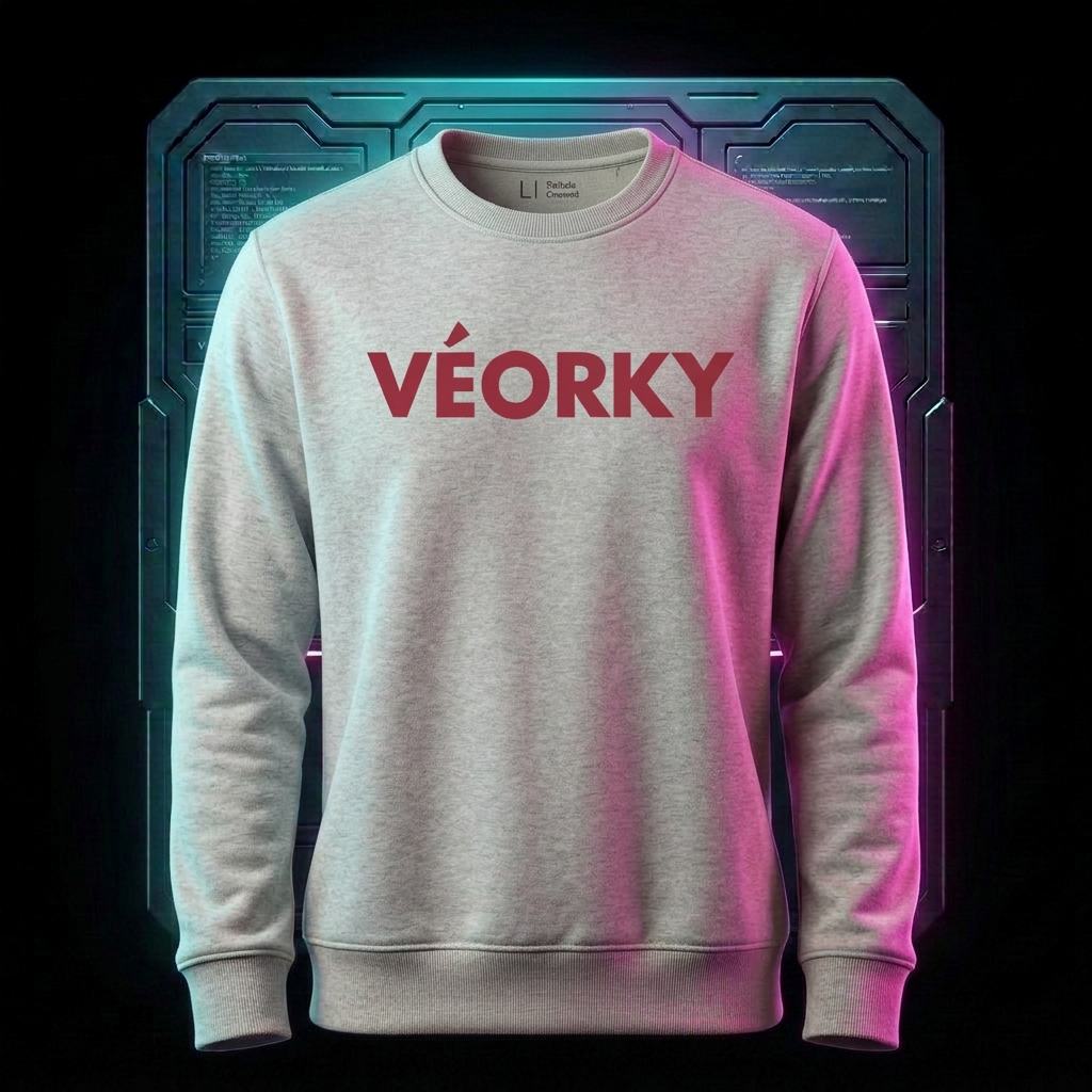 Genesis VÉORKY Origin Sweatshirt — Storm Grey with Red Accent